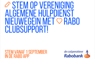 Stemmen voor Rabo ClubSupport 2025